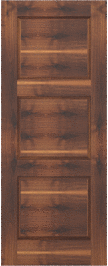 Raised  Panel   Saint  Thomas  Walnut  Doors
